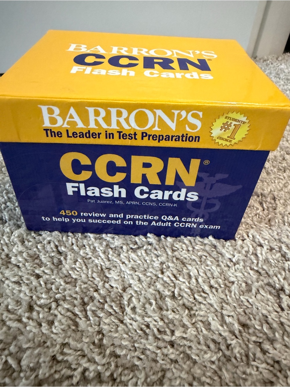 CCRN Flash Cards - Yellow & Blue